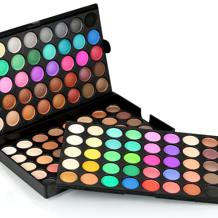 120-Color Eyeshadow Palette – Matte & Shimmer Pigments for Women