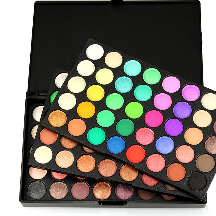 120-Color Eyeshadow Palette – Matte & Shimmer Pigments for Women