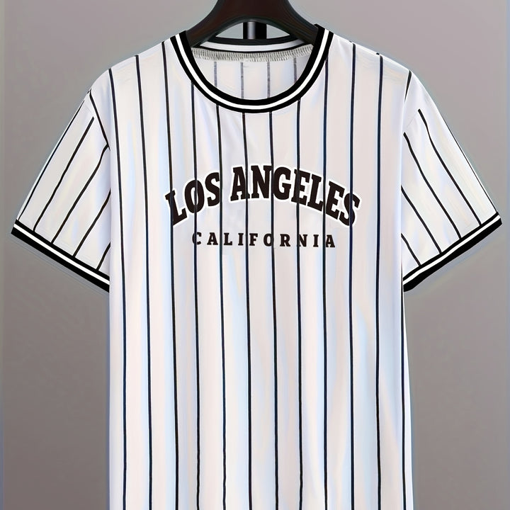 LOS ANGELES CALIFORNIA" Graphic T-Shirt - Short Sleeve, Soft & Breathable Summer Wear