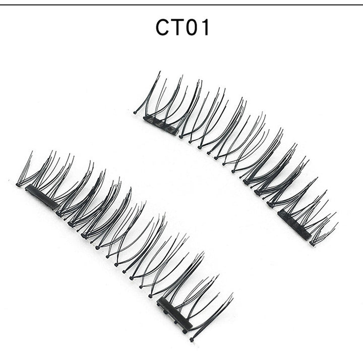 3D Magnetic No-Glue False Eyelashes - Wholesale Europe/US