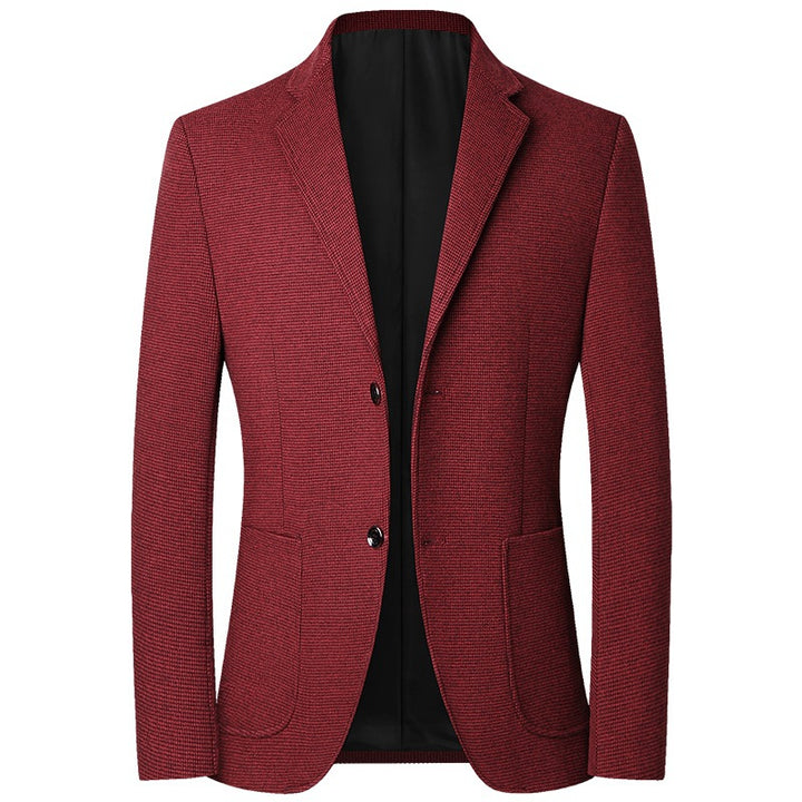 Middle-aged Men's Casual Suit Jacket - One-Piece Dad Suit, Wholesale