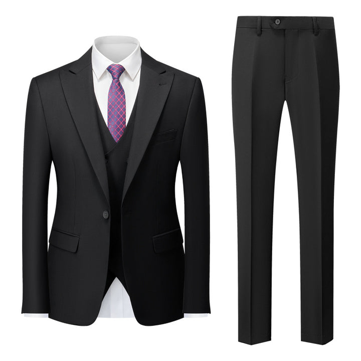 New Men's Business Casual Suit - Cross-Border Foreign Trade Groom Wedding Suit