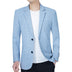 Sophisticated Slim Fit Blazer for Middle-Aged Men - Sharp, One-Piece Business Casual Dad Jacket