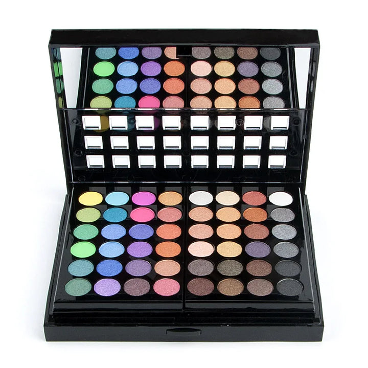 Makeup Set with Aluminum Box – Eyeshadow, Lipstick, Eyeliner & More