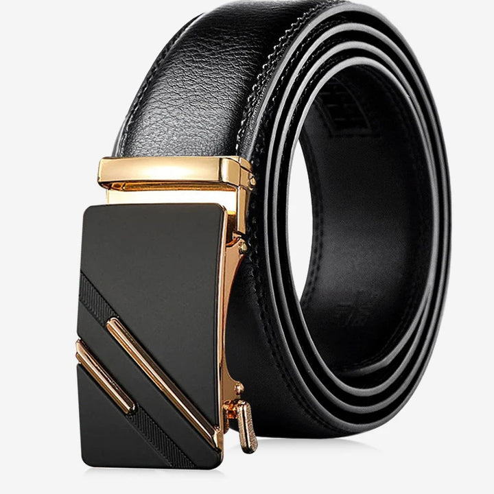 Men's Luxury Belt – High-Quality Automatic Metal Buckle