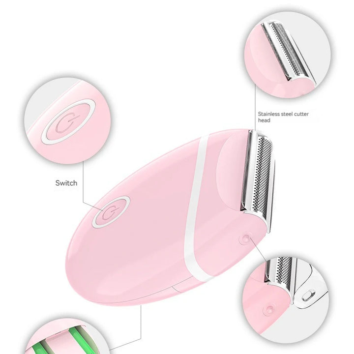 Hair Removal Trimmer for Women – Waterproof, Washable, Smooth Legs & Armpits