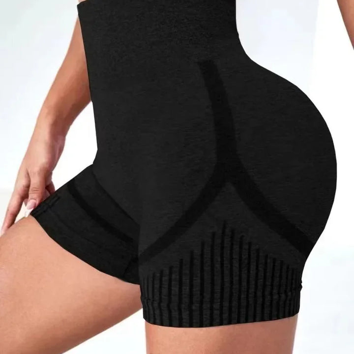 High Waist Yoga Shorts – Fitness & Running, Lift Butt, Gym Sportswear