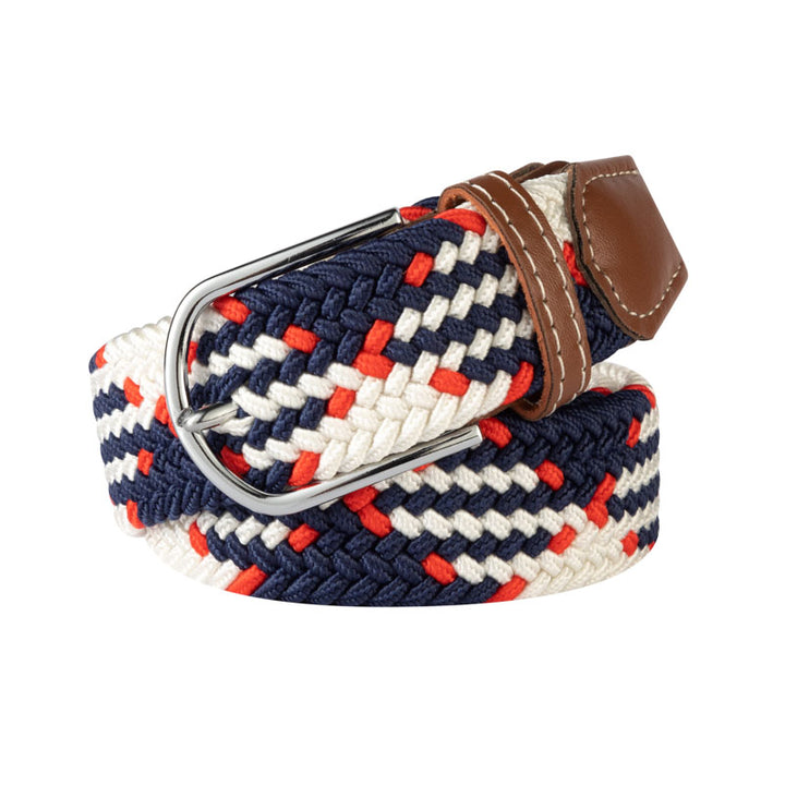 Women's Casual Woven Elastic Canvas Belt with Pin Buckle – 60 Colors