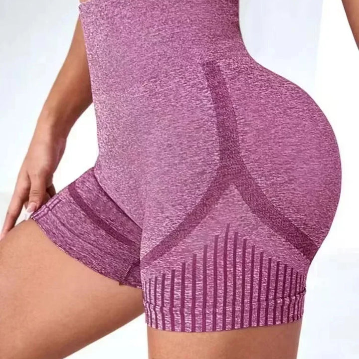 High Waist Yoga Shorts – Fitness & Running, Lift Butt, Gym Sportswear