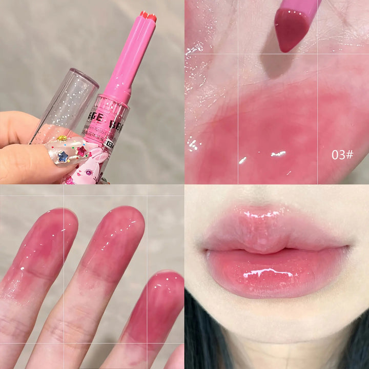 Garden Pink Moisturizing Lip Gloss with Mirror Shine Finish