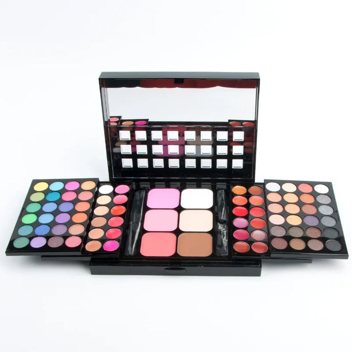 Makeup Set with Aluminum Box – Eyeshadow, Lipstick, Eyeliner & More