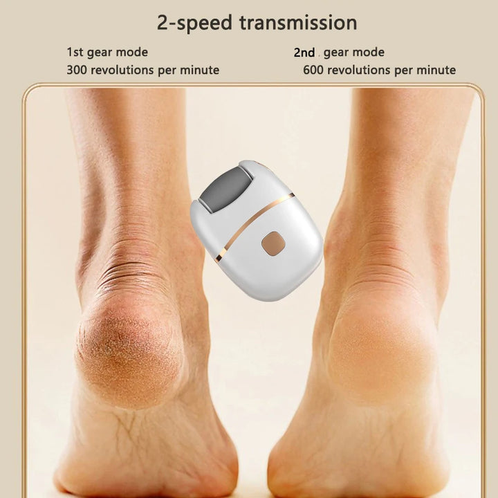 Rechargeable Electric Foot Grinder with Dual Thickness Grinding Heads