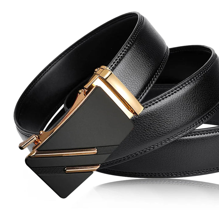Men's Luxury Belt – High-Quality Automatic Metal Buckle