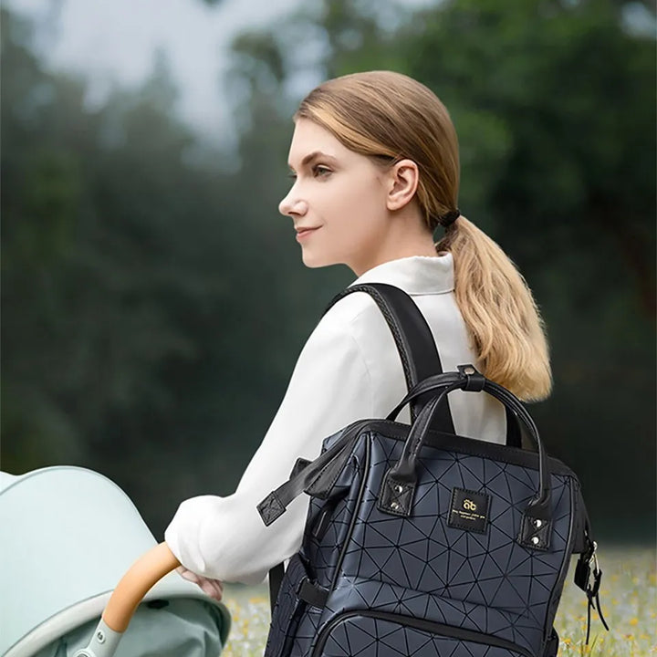 AIBEDILA Waterproof Mommy Bag – Large Capacity & Stylish Backpack