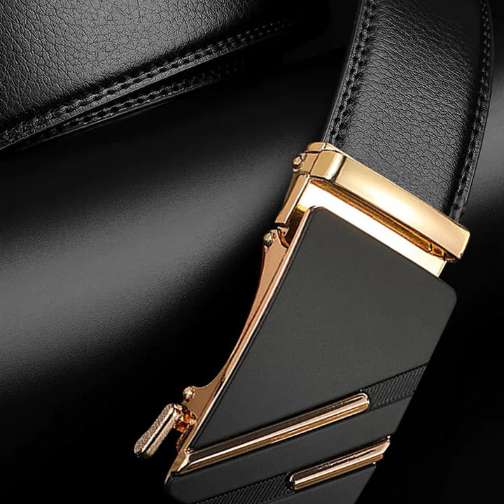 Men's Luxury Belt – High-Quality Automatic Metal Buckle