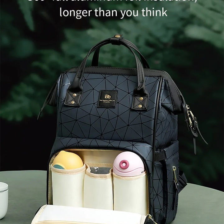 AIBEDILA Waterproof Mommy Bag – Large Capacity & Stylish Backpack