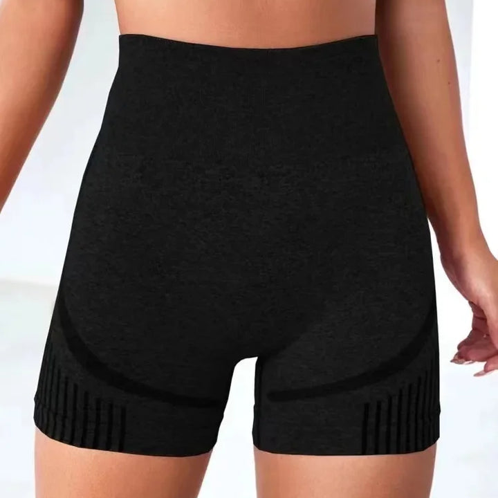 High Waist Yoga Shorts – Fitness & Running, Lift Butt, Gym Sportswear