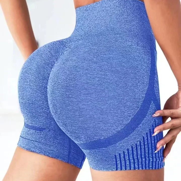 High Waist Yoga Shorts – Fitness & Running, Lift Butt, Gym Sportswear