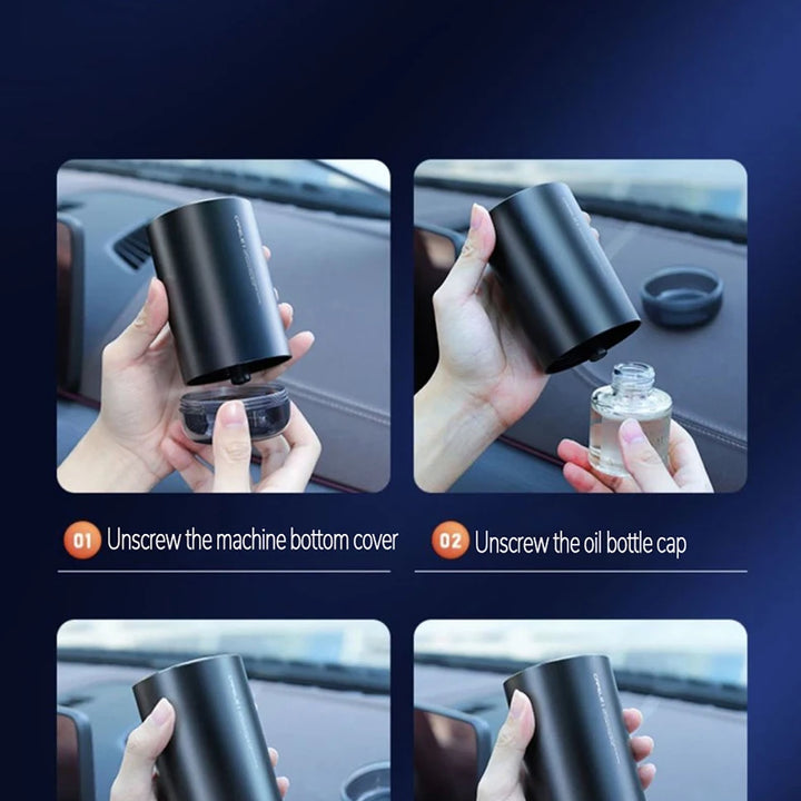 Electronic Car Air Freshener with Aromatherapy Spray – Luxury Auto Accessory