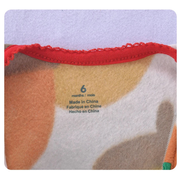 Baby Fleece Romper with Zipper – Warm Newborn Outfit (0-12M)