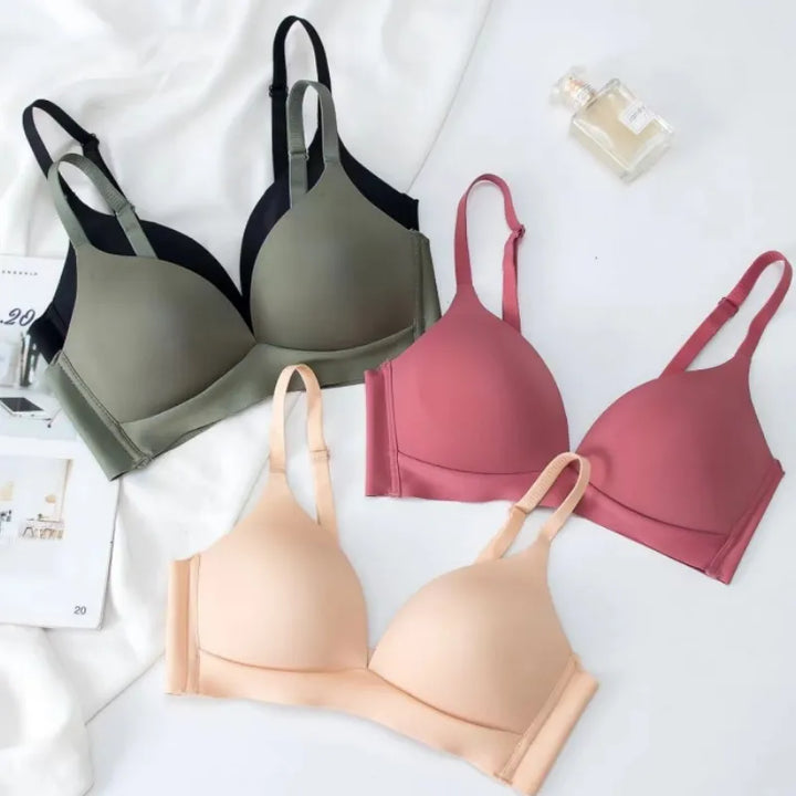 Seamless Wireless Bra – Comfortable, No Steel Ring, 3/4 Cup Bralette