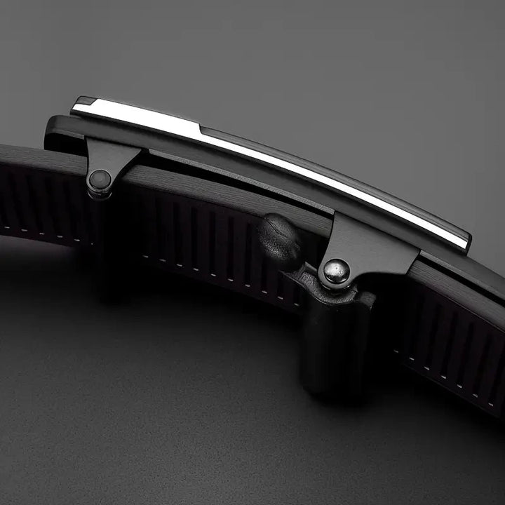 Men's Luxury Belt with Automatic Alloy Buckle – Stylish, High-Quality PU Leather