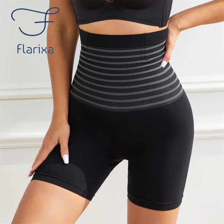 Flarixa High Waist Tummy Control Panties – Slimming Shapewear & Waist Trainer