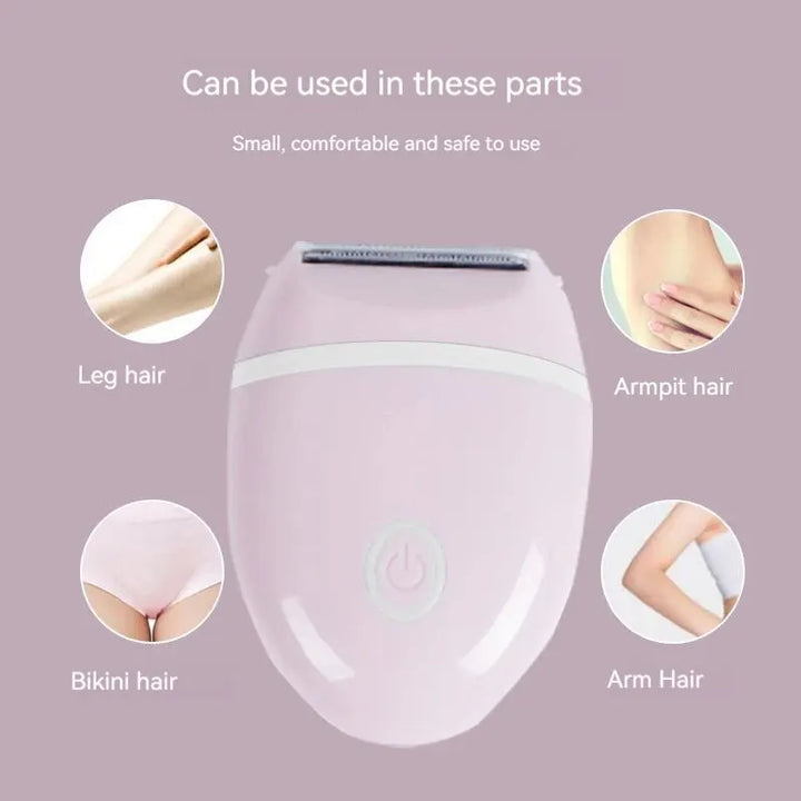 Hair Removal Trimmer for Women – Waterproof, Washable, Smooth Legs & Armpits