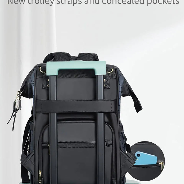 AIBEDILA Waterproof Mommy Bag – Large Capacity & Stylish Backpack