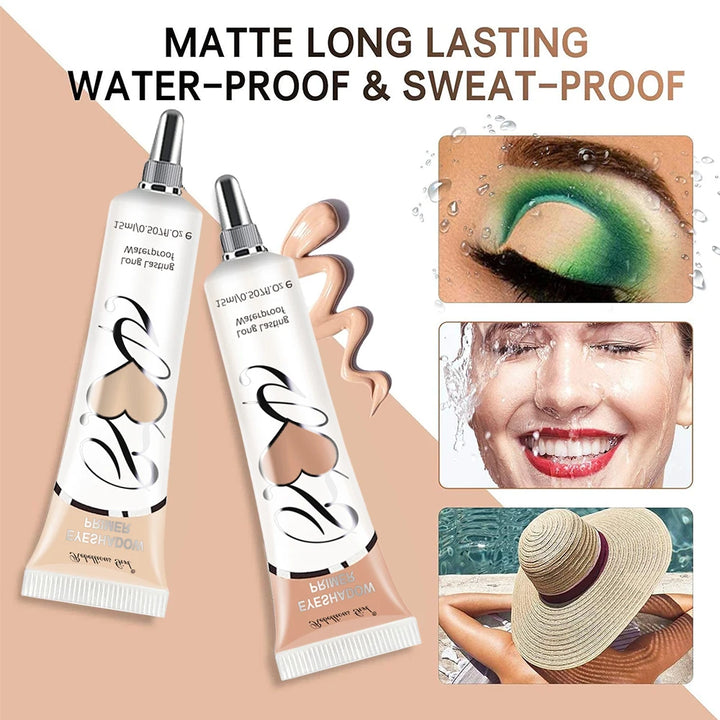 Matte Eye Shadow Primer – Waterproof, Stain-Resistant, Oily Eyelid Base, Durable Cream