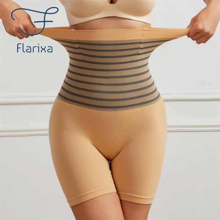 Flarixa High Waist Tummy Control Panties – Slimming Shapewear & Waist Trainer