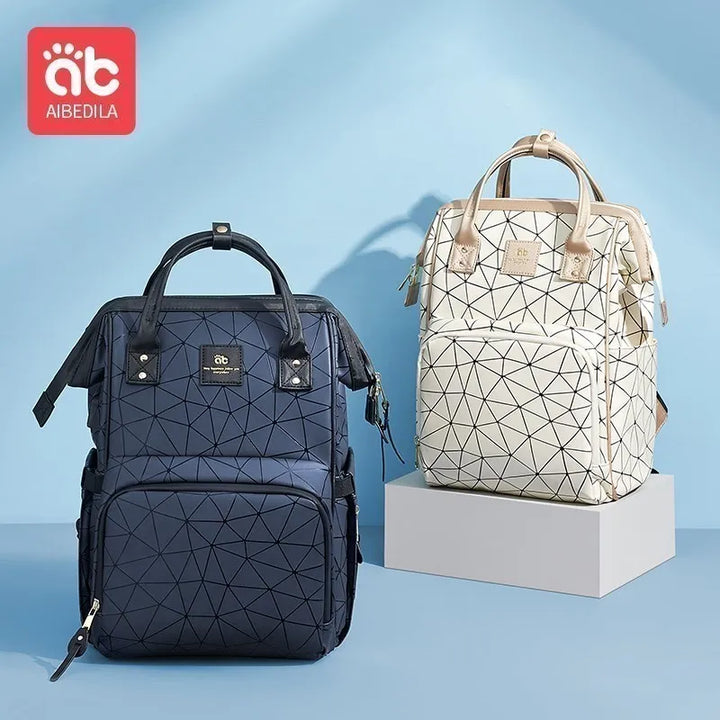 AIBEDILA Waterproof Mommy Bag – Large Capacity & Stylish Backpack