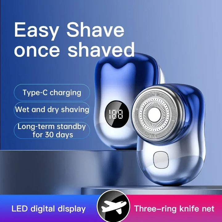 Mini Electric Travel Shaver for Men – Portable and Rechargeable Cordless Razor