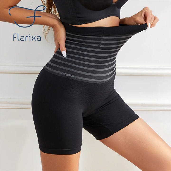 Flarixa High Waist Tummy Control Panties – Slimming Shapewear & Waist Trainer