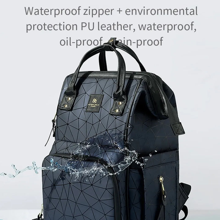AIBEDILA Waterproof Mommy Bag – Large Capacity & Stylish Backpack