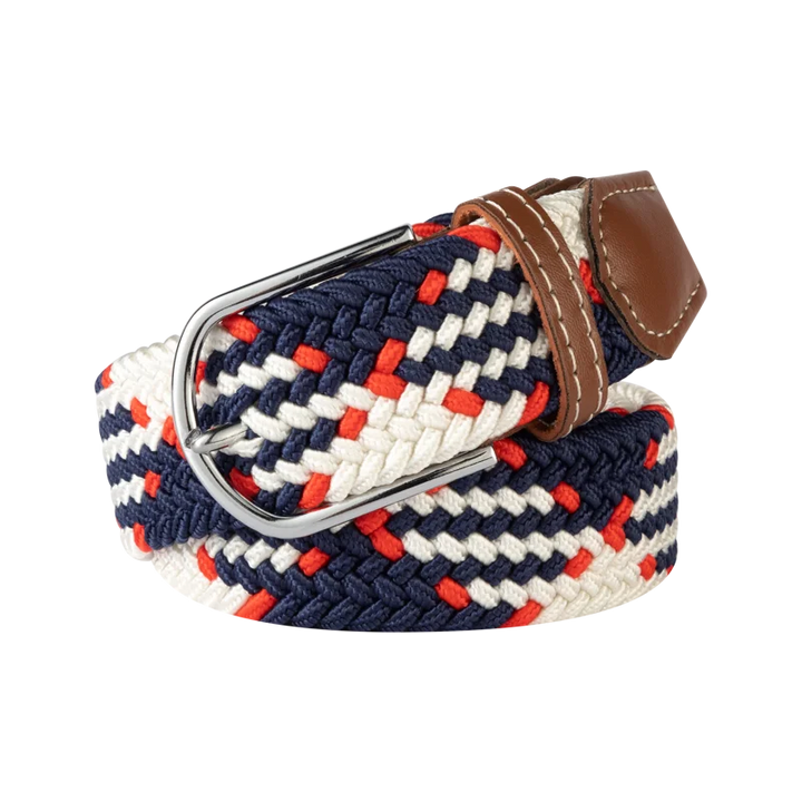 Women's Casual Woven Elastic Canvas Belt with Pin Buckle – 60 Colors