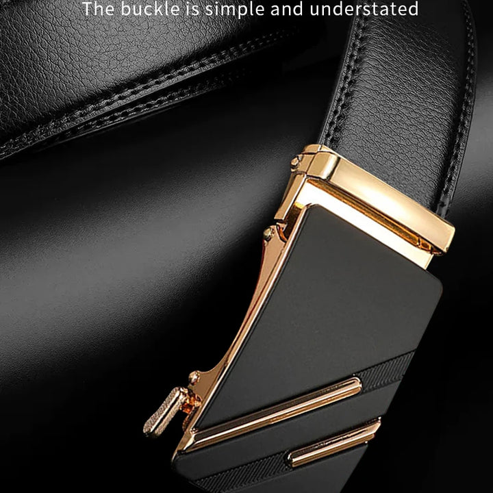 Men's Luxury Belt – High-Quality Automatic Metal Buckle