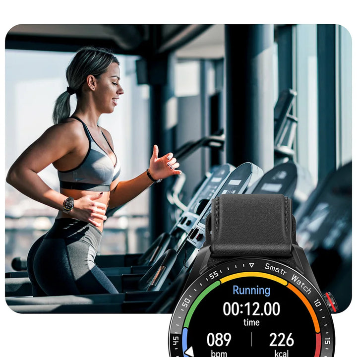Men's ECG+PPG Smartwatch – Bluetooth Calls, Health Monitoring, Waterproof, Fitness Tracker