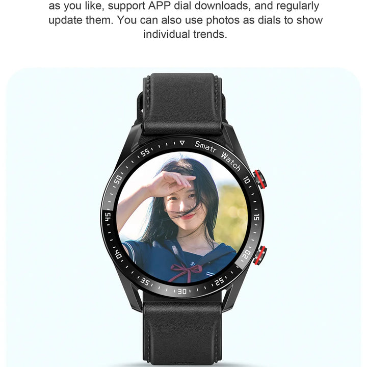 Men's ECG+PPG Smartwatch – Bluetooth Calls, Health Monitoring, Waterproof, Fitness Tracker