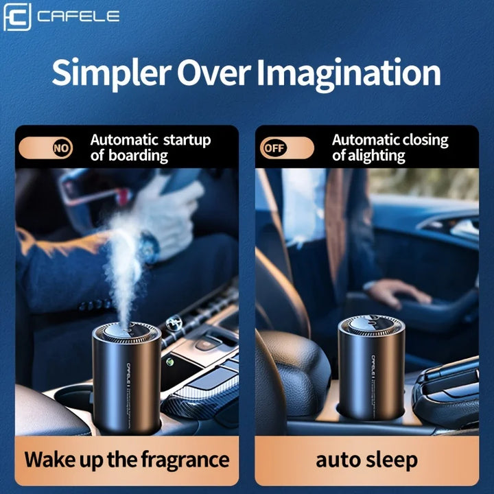Electronic Car Air Freshener with Aromatherapy Spray – Luxury Auto Accessory