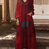 ZANZEA Bohemian Cotton Linen Maxi Dress - V-Neck Pleated Casual Kaftan