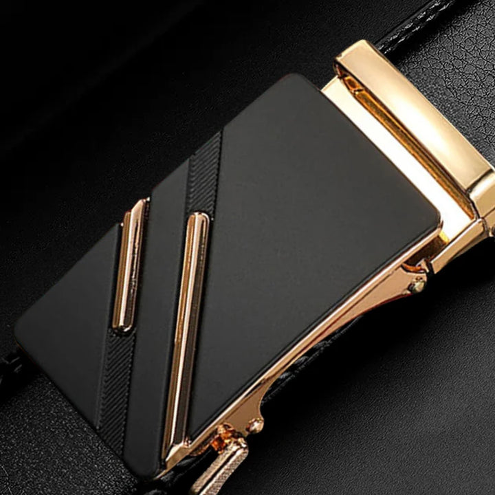 Men's Luxury Belt – High-Quality Automatic Metal Buckle