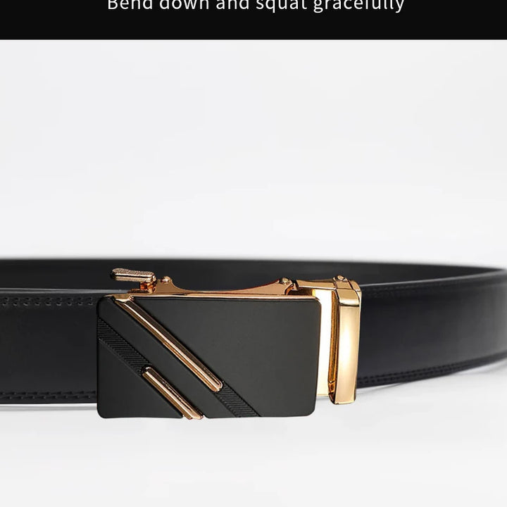 Men's Luxury Belt – High-Quality Automatic Metal Buckle