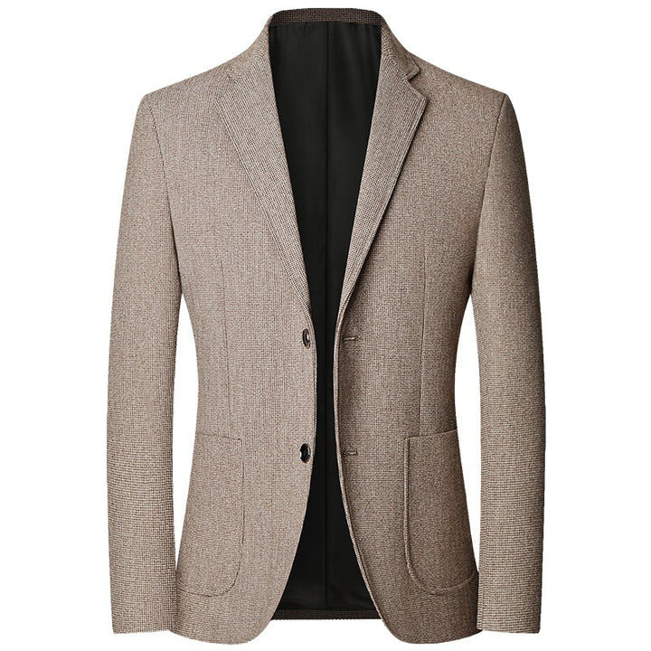Middle-aged Men's Casual Suit Jacket - One-Piece Dad Suit, Wholesale